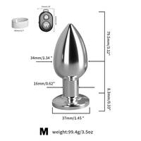 Butt Plug With Remote Vibration