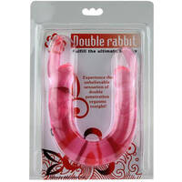 8.5" Rabbit Double Dildo