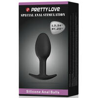 3.4" Weighted Butt Plug