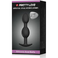 4.9" Dual Ball Style Butt Plug