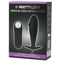 4" Curved Vibrating Butt Plug 4" Curved Vibrating Butt Plug