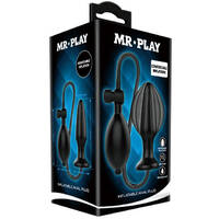 5" Inflatable Vibrating Butt Plug