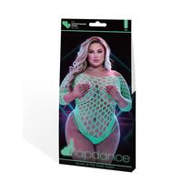 Lapdance Glow In The Dark Large Fishnet Teddy Q
