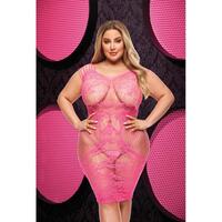 Lace Cut Out Mini Dress Q