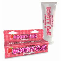 Booty Call Anal Numbing Gel Strawberry Flavoured Anal Numbing Gel 44ml (44ml) Tube