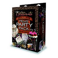 Glitterati Complete Penis Party Pack Party Set for 8 People