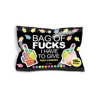 Bag Of Fucks I Have To Give Fruit Flavoured Lollies - 85 gram Bag