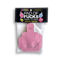 Last Fuck I Have To Give Sticky Notes Multi Coloured Novelty Sticky Notes - 100 Pack