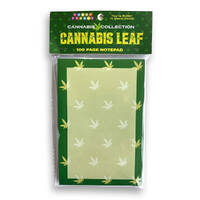 Cannabis Leaf Notepad Novelty Notepad - 100 Pages