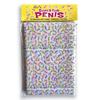 Super Fun Penis Tissue Paper Sheets Novelty Decoration Sheets - 6 Pack