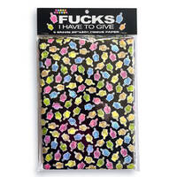 Fucks I Have To Give Tissue Paper Sheets Novelty Decoration Sheets - 6 Pack