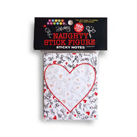 Naughty Stick Figure Sticky Notes Novelty Sticky Notes - 100 Pack