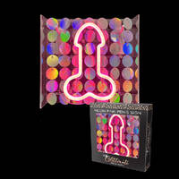 Glitterati Neon Pink Penis Sign Novelty Neon Light
