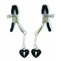 Sexy Af Clamp Couture  Hearts  Heart Nipple Clamps