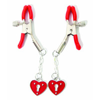 Sexy Af Clamp Couture  Hearts  Heart Nipple Clamps