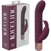 Loveline Devotion Burgundy Burgundy 14.2cm Usb Rechargeable Rabbit Vibrator