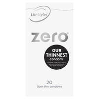 52Mm Lifestyles Zero Condoms X20