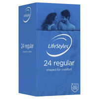 54Mm Lifestyles Condoms X24