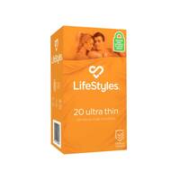Lifestyles Ultra Thin Condoms 20