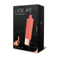 Lapdance Lick Me Mini Pocket Licking Vibrator  9.7cm Usb Rechargeable Flicking Stimulator