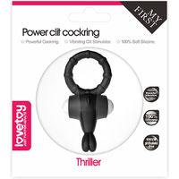 Power Clit Cockring Thriller Blk