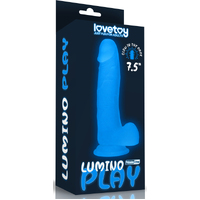 7.5" Glowing Cock + Balls