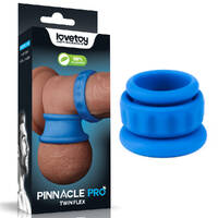Pinnacle Pro Twin Flex  Cock & Balls Rings
