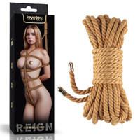 Rebellion Reign Bondage Rope Natural Natural Bondage Rope 10 Metre Length