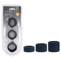 LEVELZ Liquid Silicone Ball Strap Set of 3 - Black Black Ball Stretchers - Set of 3 Sizes