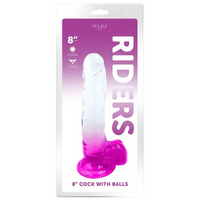 8" Riders Cock + Balls