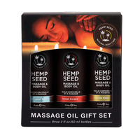 Hemp Seed Massage Oil Trio Gift Set Summer 2023 Scented Massage Oils Set Of 3 Hemp Seed Massage Oil Trio Gift Set Summer 2023 Scented Massage Oils Set Of 3