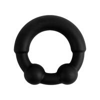 Nero by Playful - Liquid Silicone Coated Metal C-Ring Nero by Playful - Liquid Silicone Coated Metal C-Ring