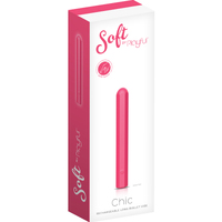 Soft By Playful Chic Rechargeable Long Bullet Vibe Coral