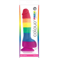 6" Rainbow Cock + Balls