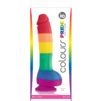 7" Rainbow Cock + Balls