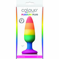 3.5" Medium Rainbow Butt Plug