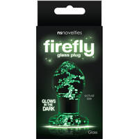 2.4" Glowing Glass Butt Plug