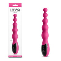 Inya Virtua   23.9cm Usb Rechargeable Beaded Vibrator Inya Virtua   23.9cm Usb Rechargeable Beaded Vibrator