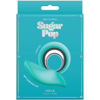 Sugar Pop Leila Teal Teal Usb Rechargeable Panty Vibrator With Remote