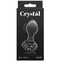 Flower Glass Butt Plug