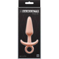 4.9" Butt Plug With Ring Pull