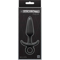 4.9" Butt Plug With Ring Pull