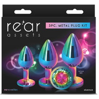 Metal Jeweled Anal Trainer Kit