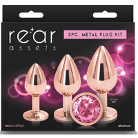 Metal Jeweled Anal Trainer Kit