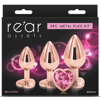 Jeweled Heart Anal Trainer Kit