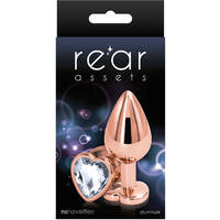 Medium Metal Heart Gem Butt Plug