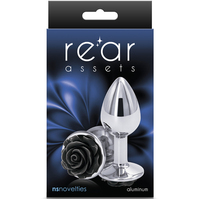 Small  Rose Metal Butt Plug