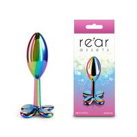 Rear Assets Clover Multicolour Multicoloured 9.2cm Metallic Butt Plug