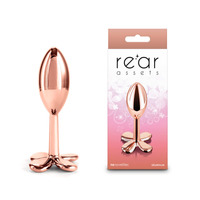 Rear Assets Clover Rose  Rose  9.2cm Metallic Butt Plug