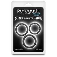Renegade 3Pc Slim Rings Renegade 3Pc Slim Rings